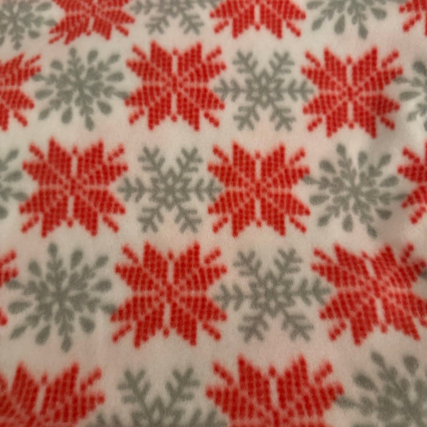 Red and Silver Snowflakes custom dog sweatshirt