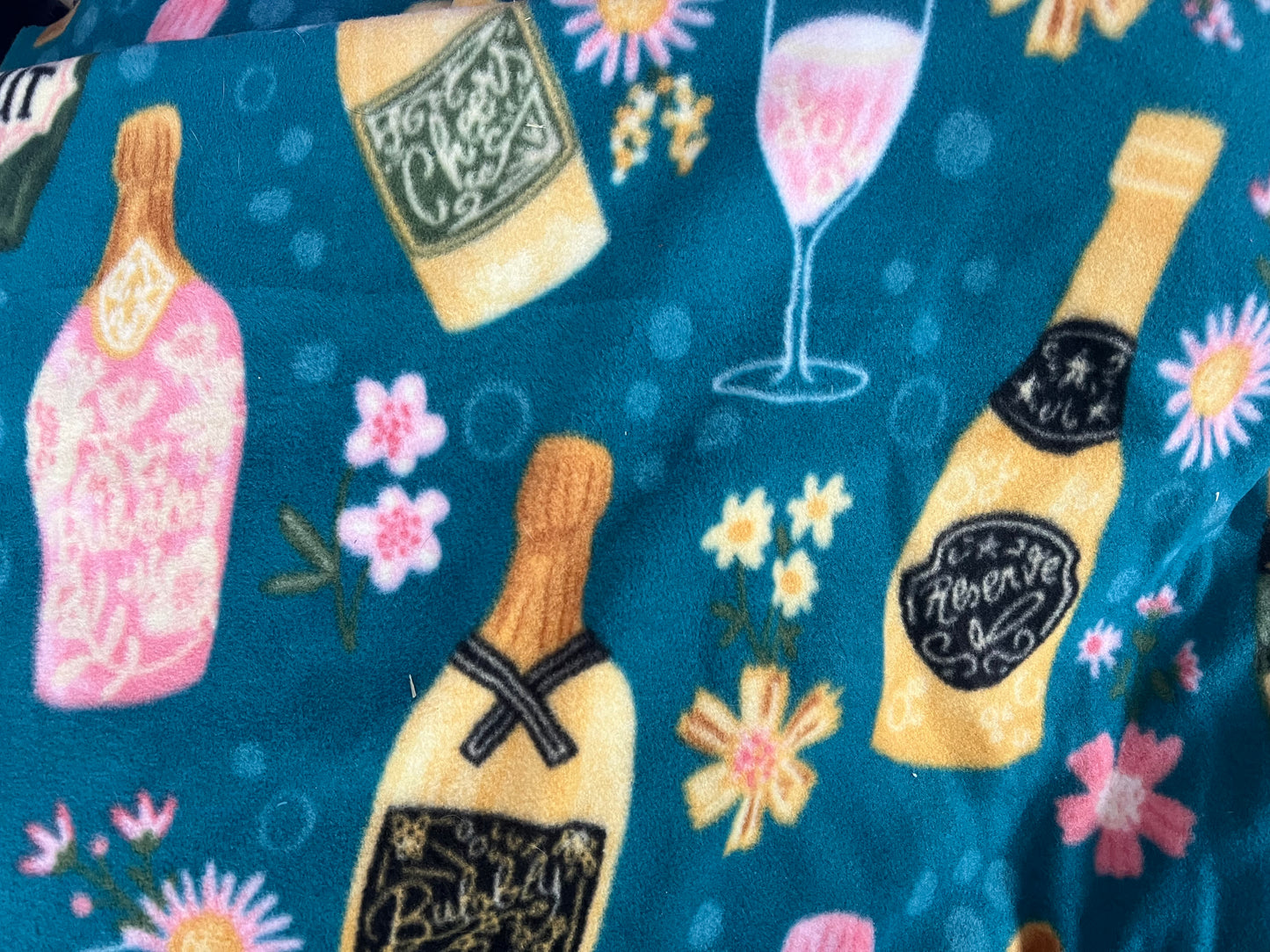 Rosé all day pattern custom dog sweatshirt